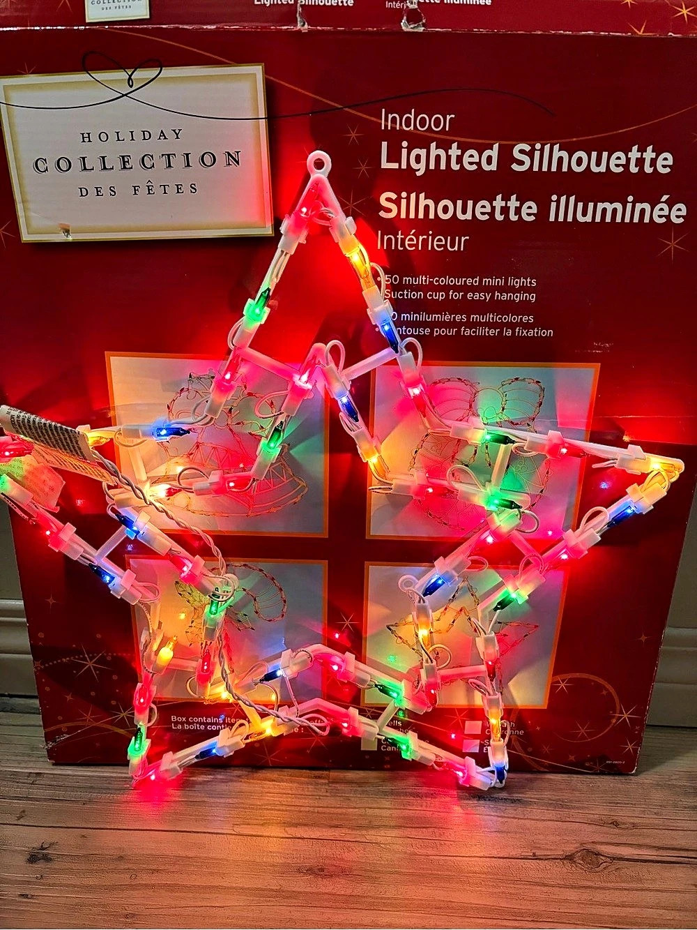 Indoor Holiday Lighted Silhouette